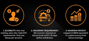 Crypto bonus terms