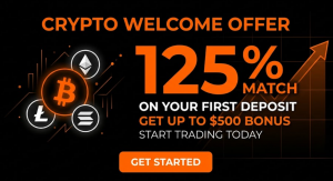 Crypto deposit bonus 125%